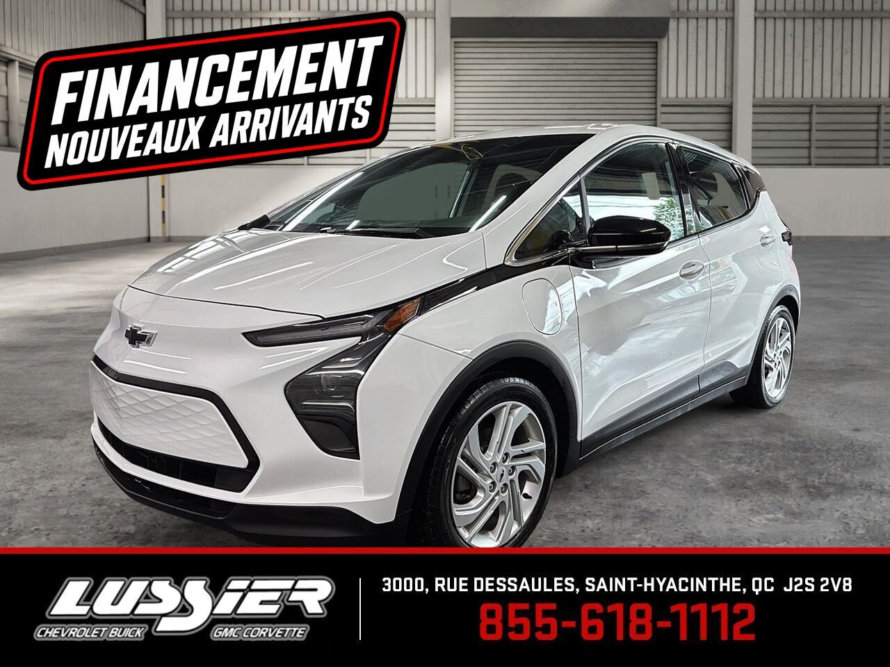 2023 CHEVROLET BOLT EV LT White Saint-Hyacinthe - photo #0