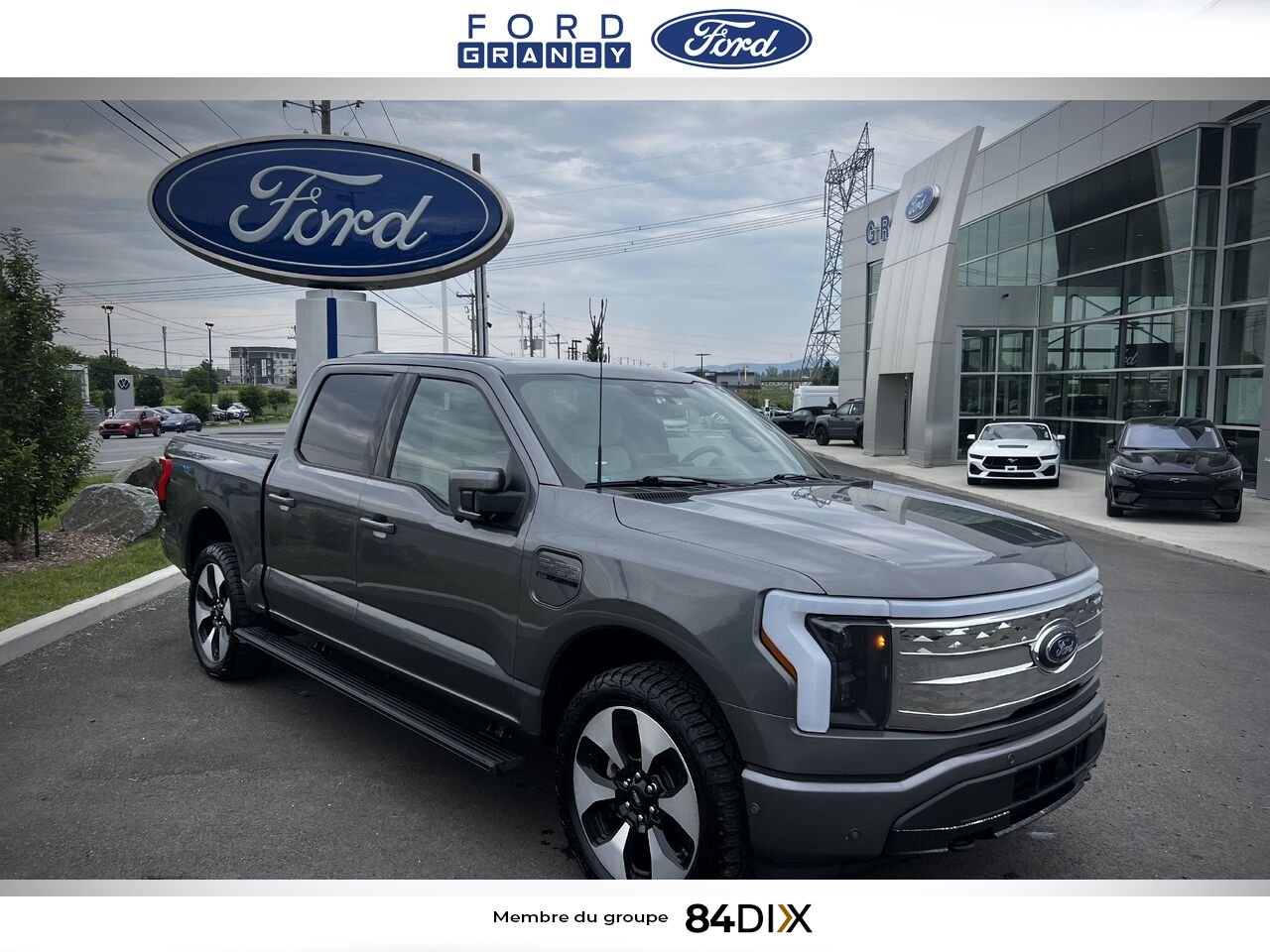 2023 Ford F-150 Lightning Grey Granby - photo #0