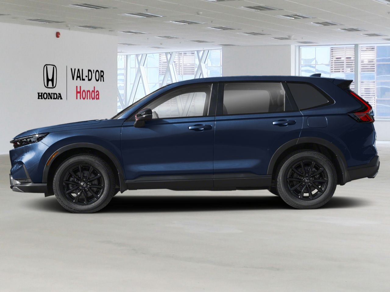2026 HONDA CR-V Hybrid EX-L Traction Intégrale Canyon River Blue Metallic Val-d'Or - photo #1