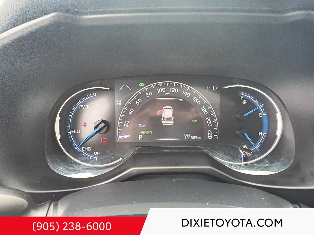 2023 Toyota RAV4 HYBRID SE AWD / CLEAN CARFAX / HEATED SEATS / MOONROOF / ALLOY WHEELS / CARPLAY AND ANDROID AUTO Black Mississauga - photo #13