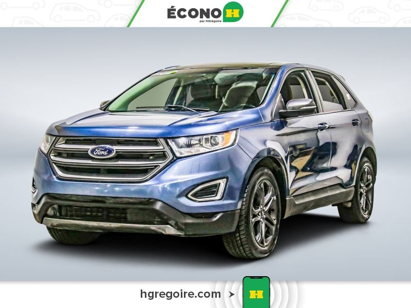 Ford EDGE 728135 | SEL AWD TOIT NAV BLUETOOTH CAMÉRA MAGS 2018 Bleu Laval - photo #2