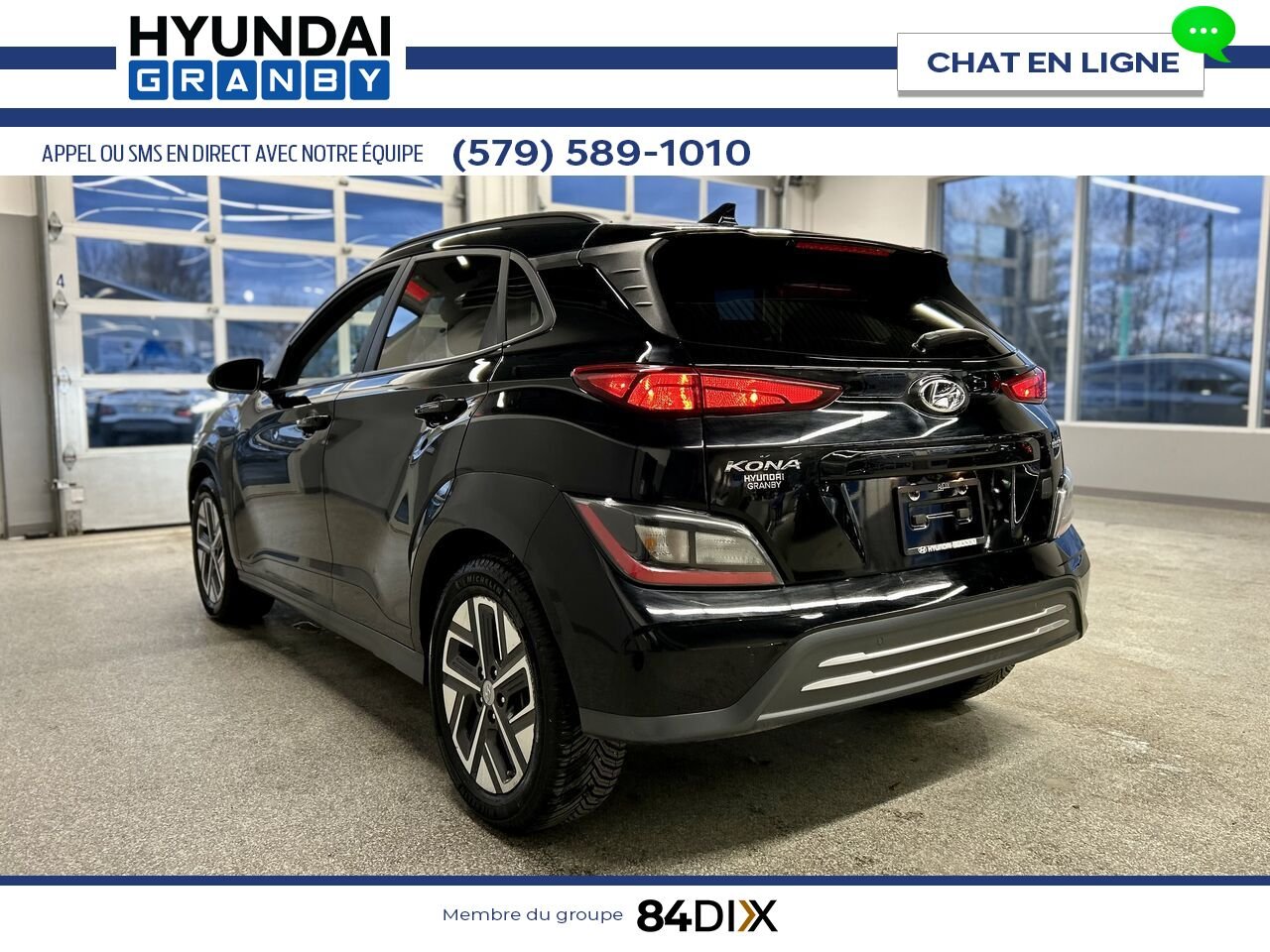 2023 Hyundai Kona Electric Black Granby - photo #4