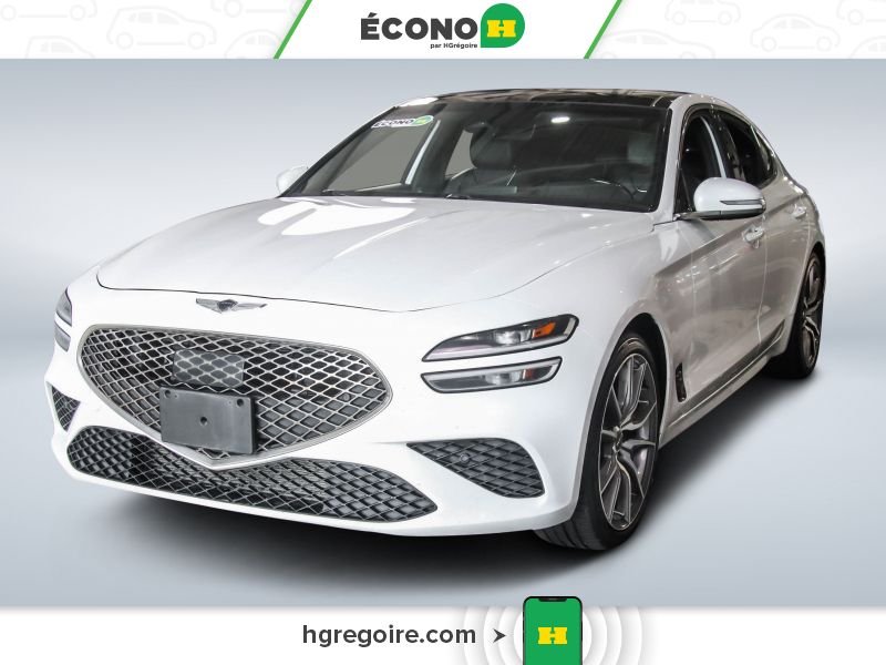 Genesis G70 2022 Blanc Saint-Eustache - photo #2