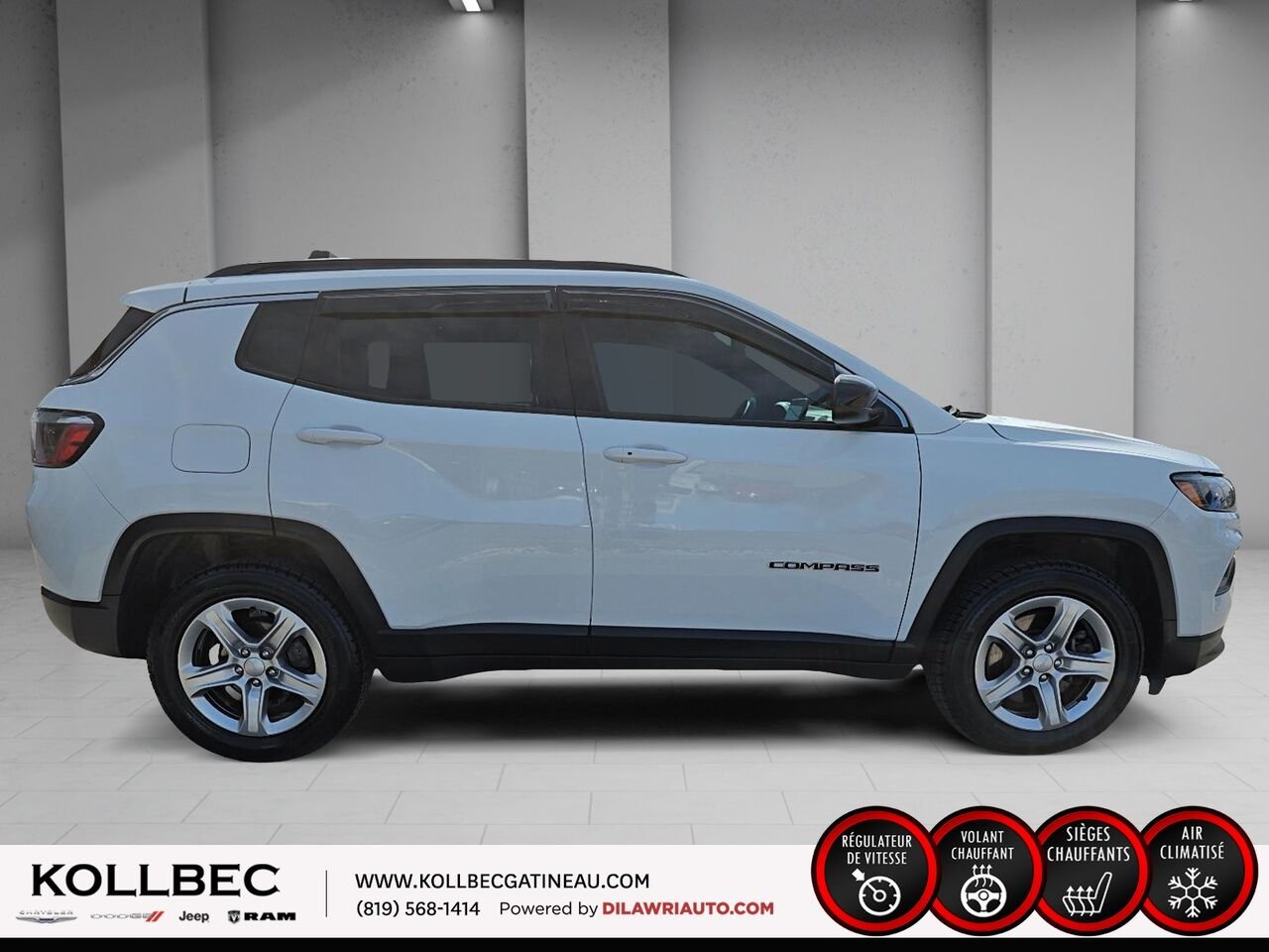 2023 JEEP COMPASS 223111 | North 4x4 White Gatineau - photo #13