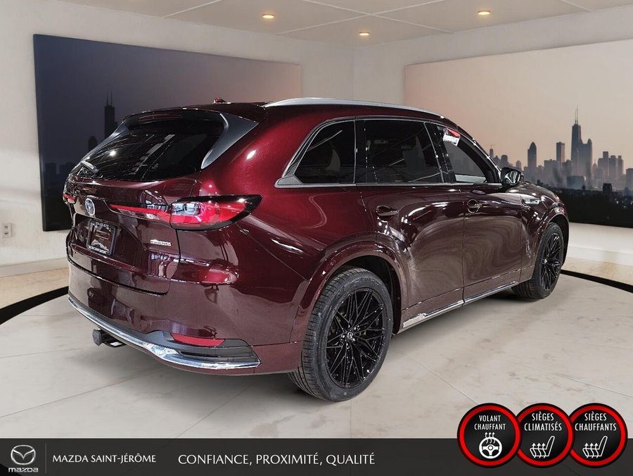 Mazda CX-90 hybride léger Signature | TOIT PANORAMIQUE | AWD | 2024 Rouge