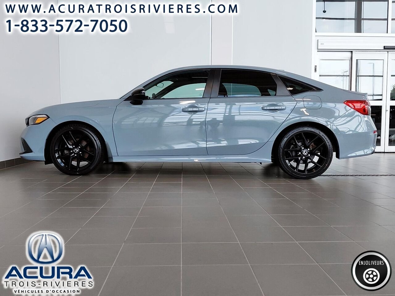 2022 Honda Civic Berline Sport Grey Trois-Rivières - photo #2
