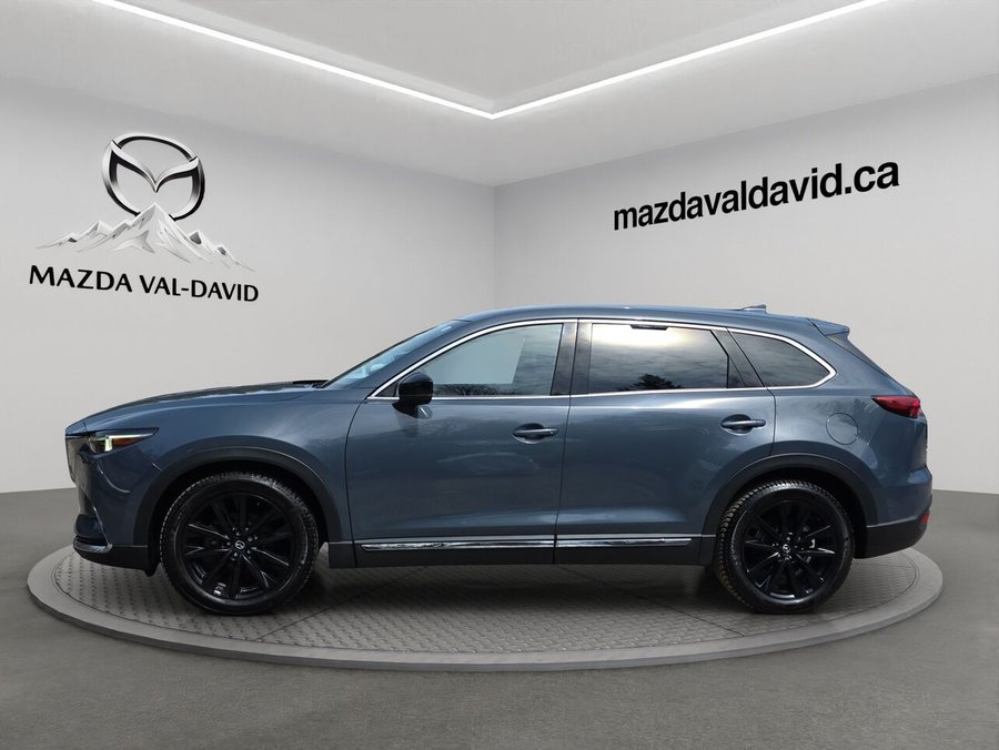 2022 Mazda CX-9 Édition Kuro TI, sièges en cuir, Toit ouvrant, Volant chauffant Grey