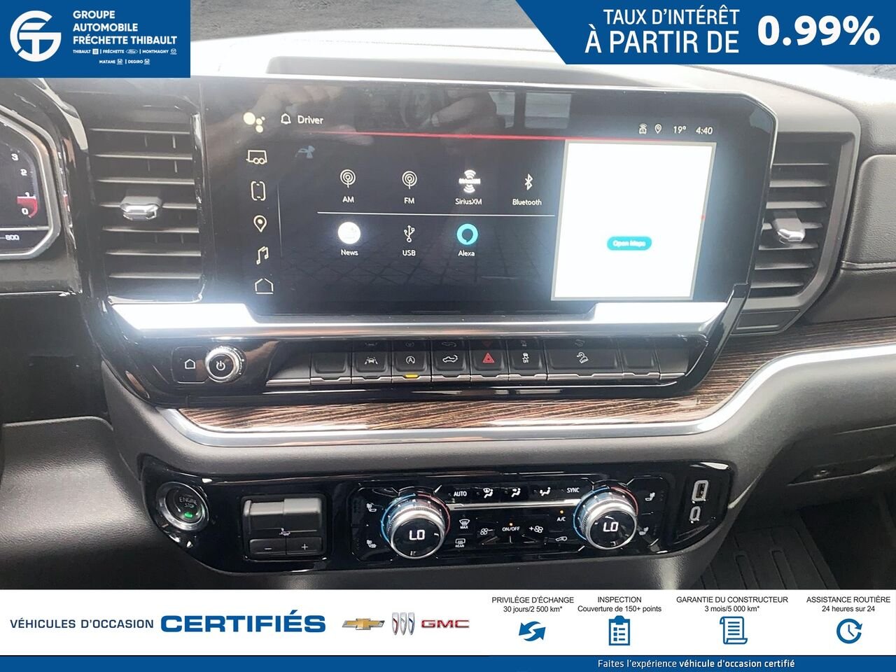GMC SIERRA Elevation cabine multiplace 4RM 157 po 2024 Noir Montmagny - photo #15