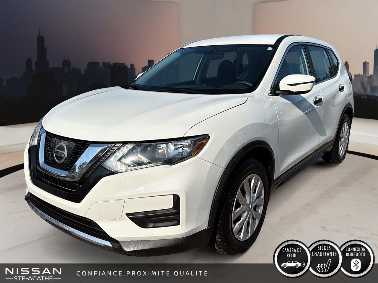 2017 Nissan Rogue White Sainte-Agathe-des-Monts - photo #0