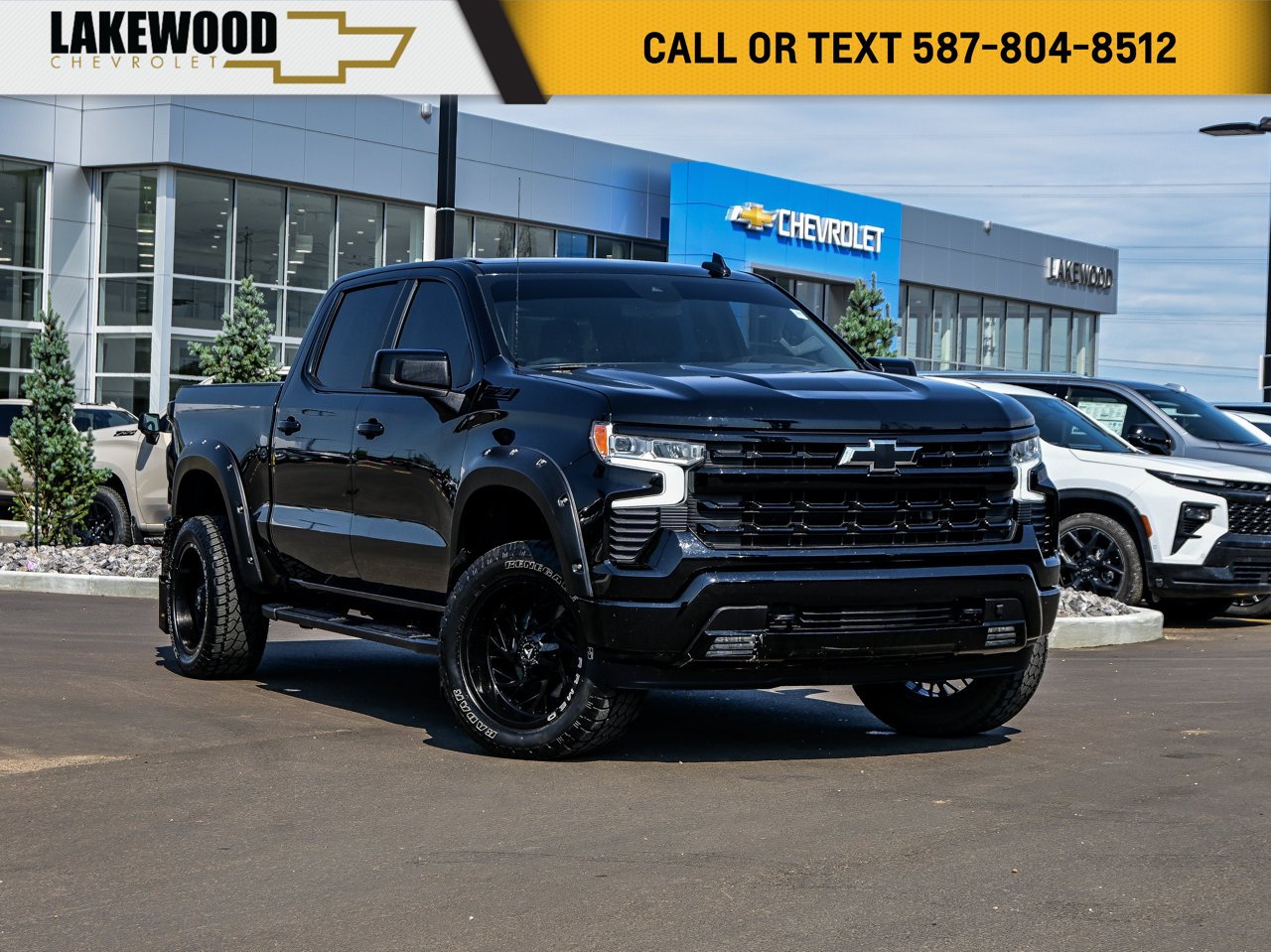 2025 Chevrolet Silverado 1500 4WD Crew Cab 147 RST Black Sherwood Park - photo #0