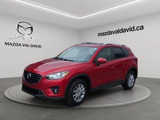 Mazda CX-5 GS 4 portes TI BA 2016,5, Navigation, commande audio au volant, Toit ouvrant 2016 Rouge