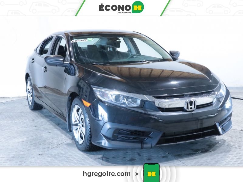 Honda Civic 822001 | LX AUTO GR ÉLEC A/C BLUETOOTH CAMÉRA 2017 Noir Laval - photo #0