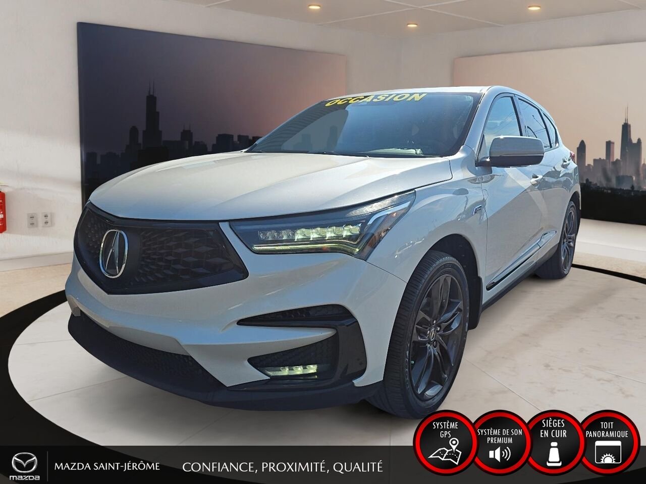 Acura RDX A-Spec | TOIT OUVRANT | CUIR | AWD | 2020 Blanc Saint-Jérôme - photo #0