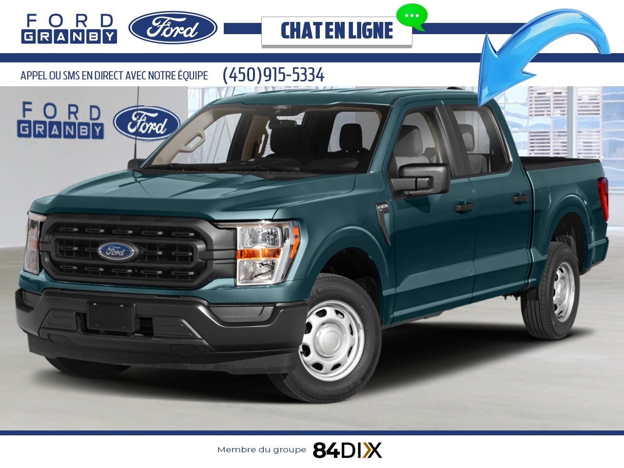 Ford F-150 2023 Vert Granby - photo #0