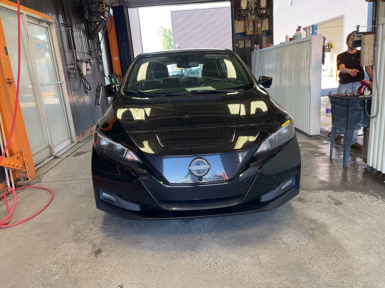 2023 Nissan LEAF SV *NAV* SIÈGES CHAUFF REG ADAPT CARPLAY ALERTES Black Saint-Jérôme - photo #4
