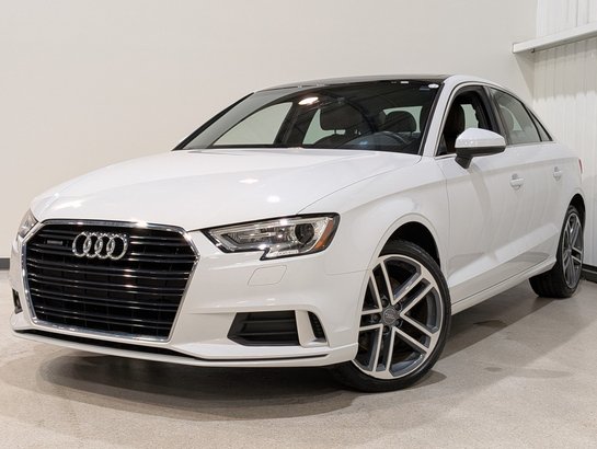 2018 Audi A3 Sedan White
