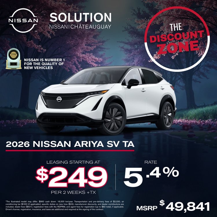 Solution nissan promo mai Arya sv ta 2026 EN