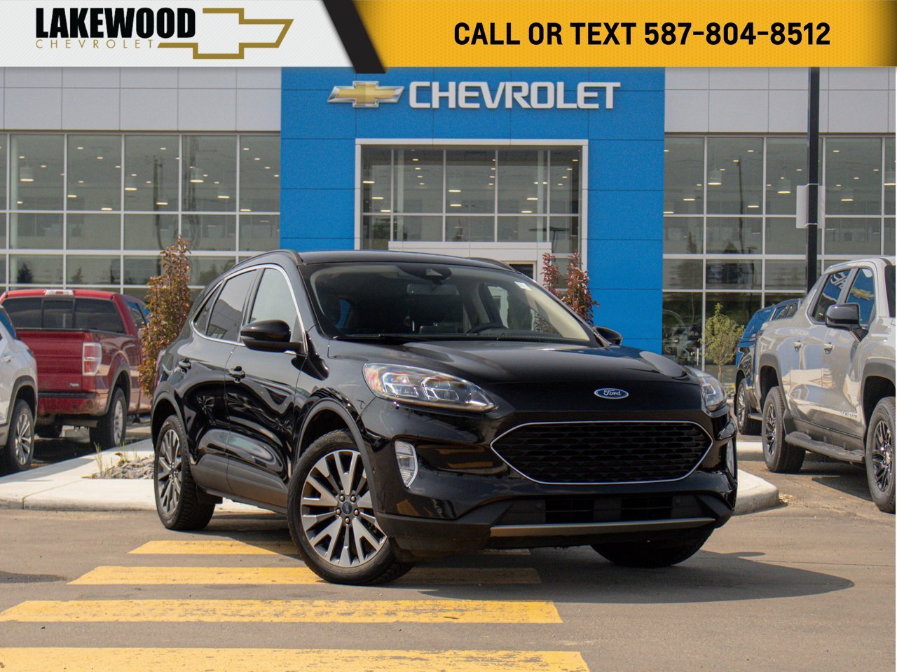 2020 Ford Escape Titanium Hybrid AWD Black Sherwood Park - photo #0