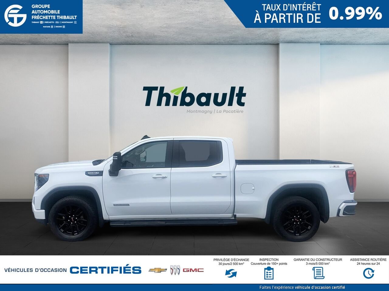 2024 GMC SIERRA Elevation cabine multiplace 4RM 157 po White Montmagny - photo #4