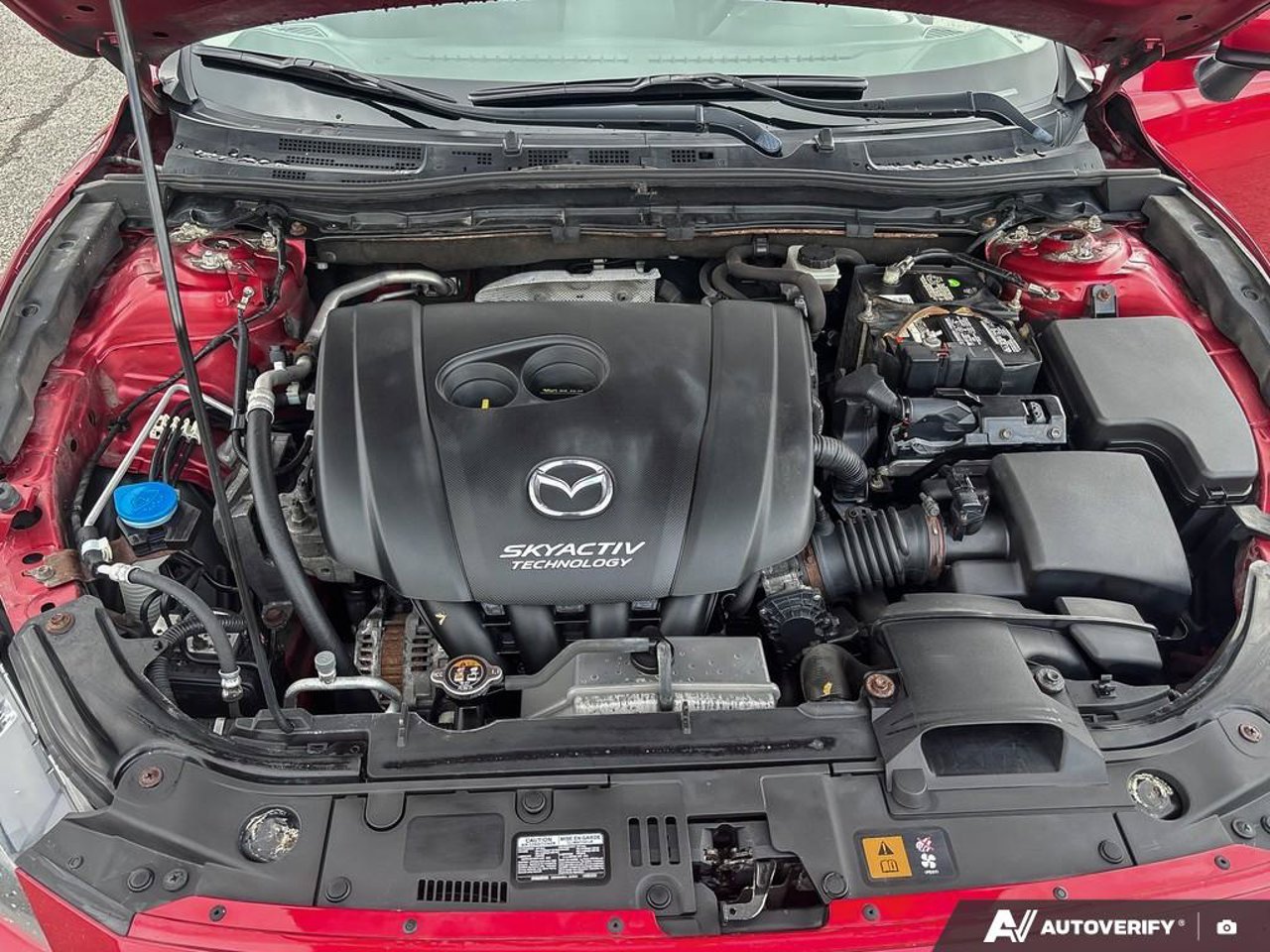 Mazda Mazda3 JM1BN1K79H1121688 2017 Rouge Mirabel - photo #12