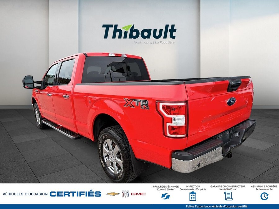 Ford F150 SUPERCREW XL cabine SuperCrew 4RM caisse de 5,5 pi 2019 Rouge