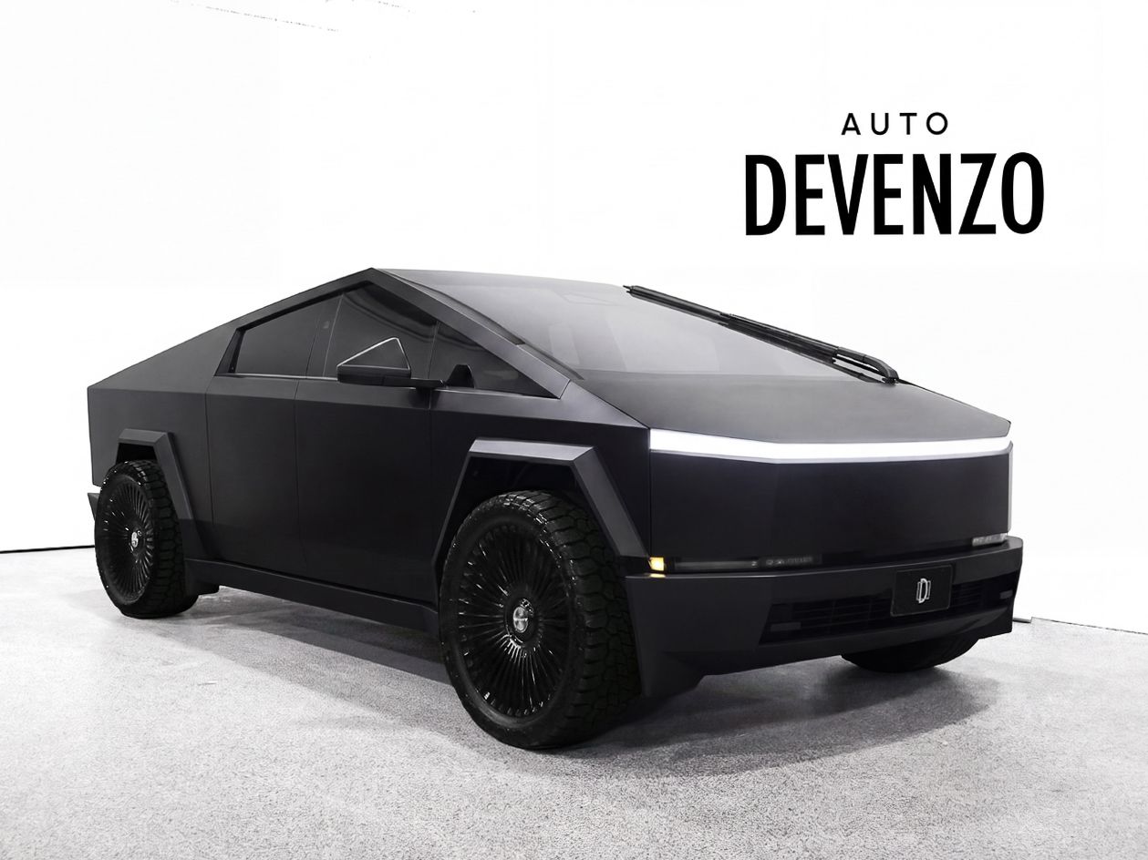 Silver 2024 Tesla Cybertruck Pickup Truck All-Wheel Drive Automatic