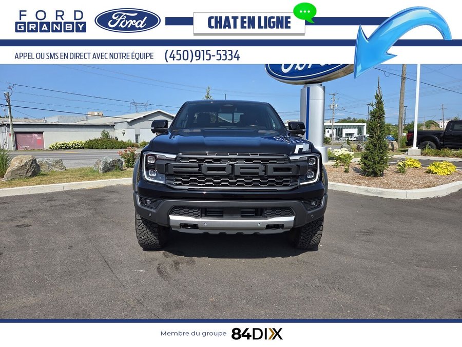 Ford RANGER Raptor cabine SuperCrew 4RM caisse de 5 pi 2024 Noir