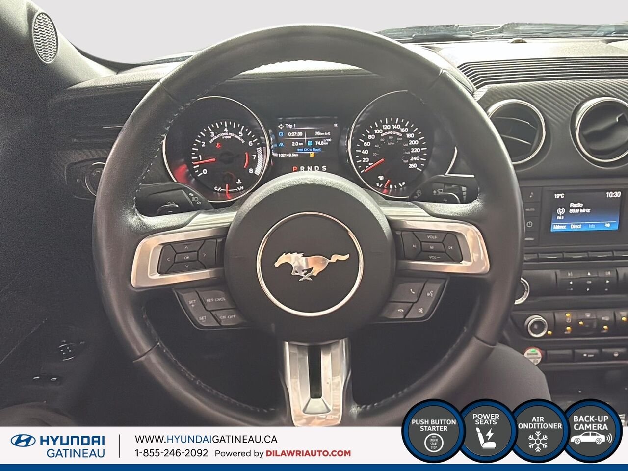 Ford Mustang Décapotable 2 portes V6 *** bas millage , convertible *** 2016 Noir Ottawa & Gatineau - photo #12