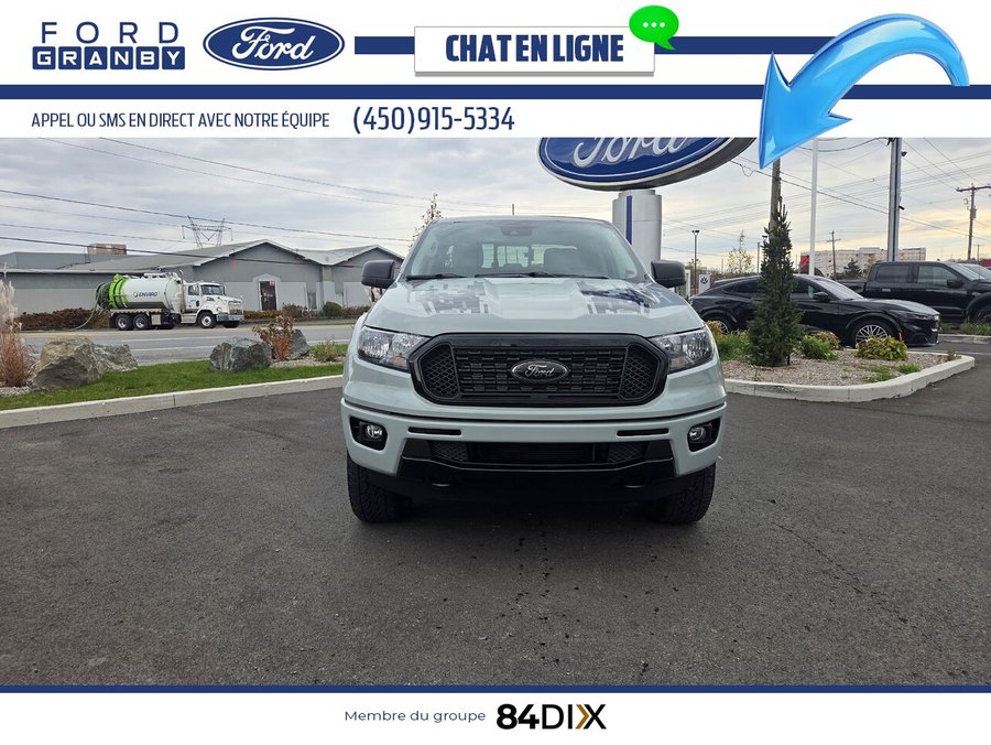 Ford Ranger XLT SuperCrew 4RM caisse de 5 pi 2023 Gris