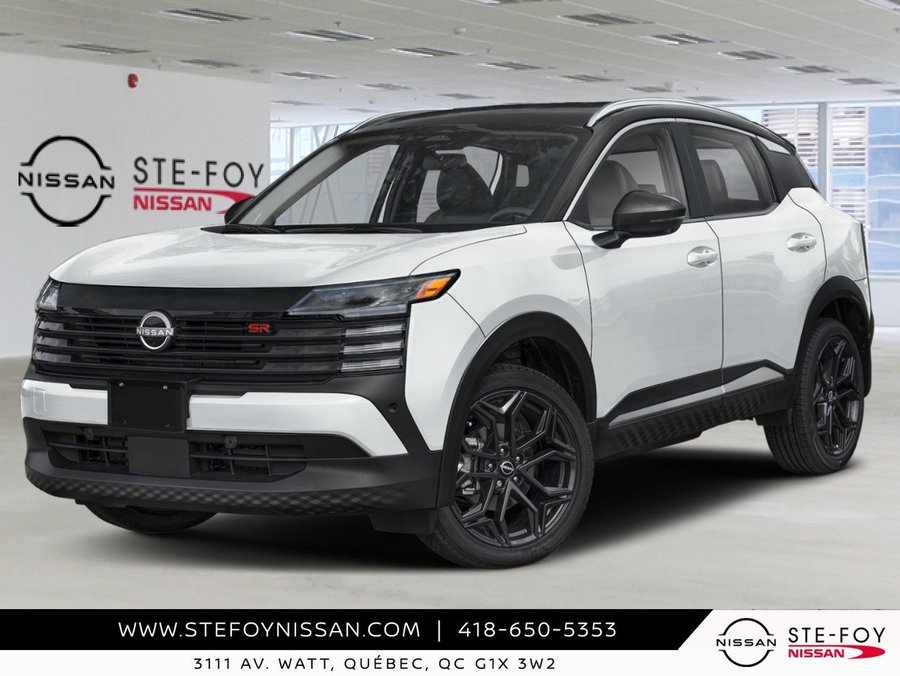 NISSAN Kicks K6328 2026 Blanc d'Aspen triple couche/Noir intense