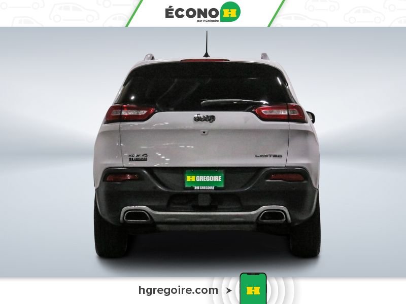 Jeep Cherokee 821127A | LIMITED 4WD CUIR TOIT PANO BLUETOOTH CAMÉRA MAGS 2015 Blanc Laval - photo #6