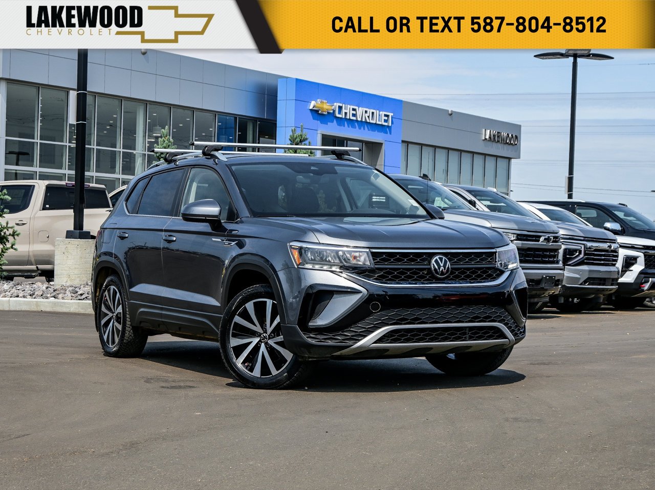 2023 Volkswagen Taos Comfortline 4MOTION *Ltd Avail* Grey Sherwood Park - photo #0