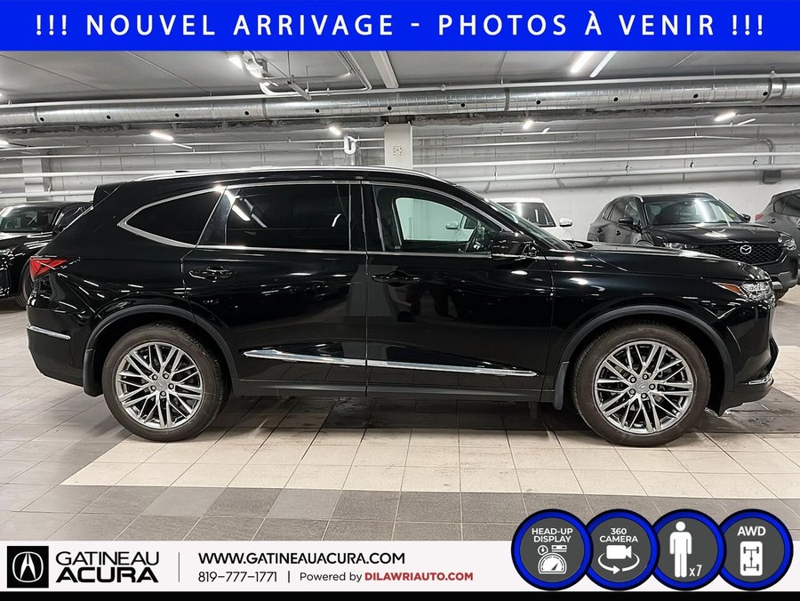 Acura MDX *** UN PROPRIO + CLEAN CARFAX *** 2024 Noir