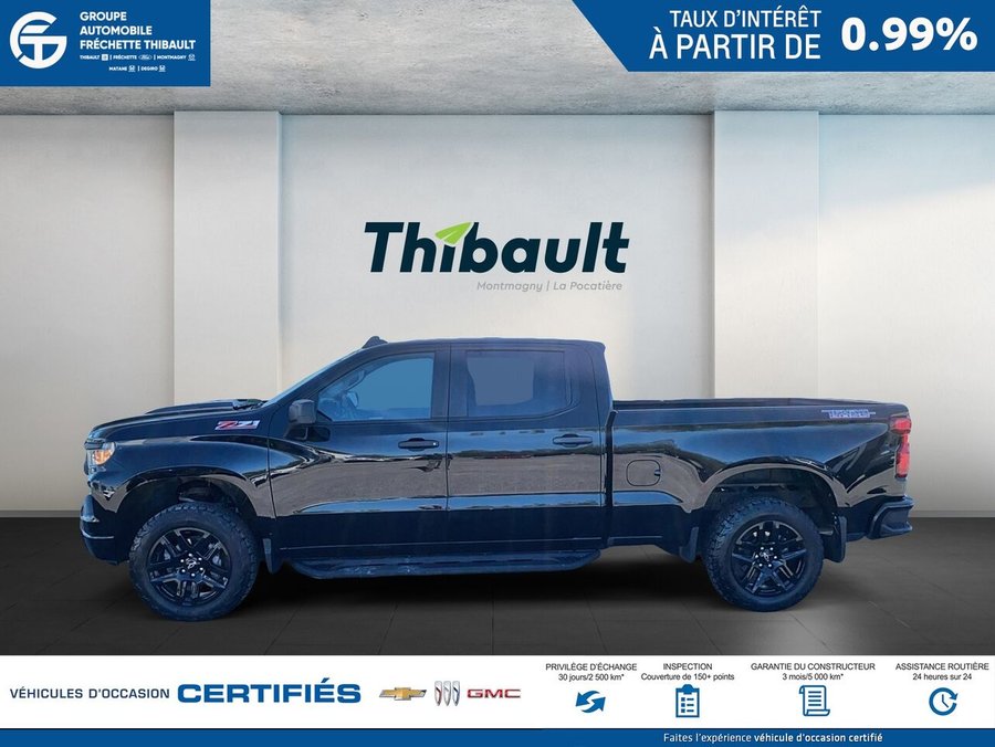 CHEVROLET SILVERADO Custom Trail Boss cabine multiplace 4RM 157 po 2024 Noir