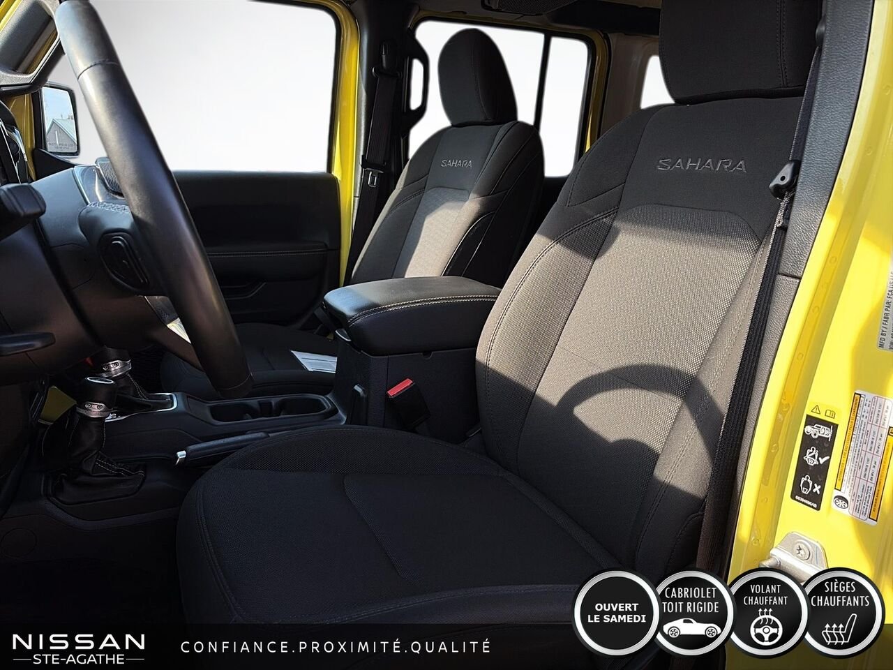 2023 Jeep Wrangler Sahara 4 portes 4x4 Yellow Saint-Jérôme - photo #7