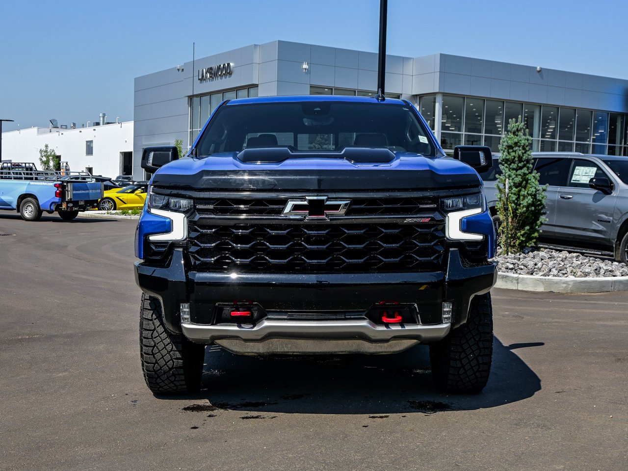 2024 Chevrolet Silverado 1500 4WD Crew Cab 147 ZR2 Blue Sherwood Park - photo #2
