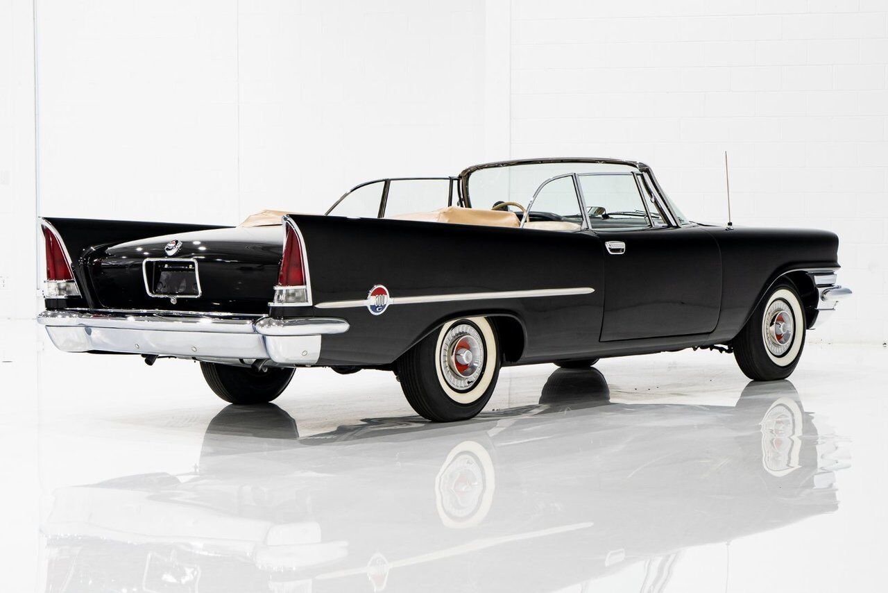 1957 Chrysler 300C 1 of 474 convertibles produced **PRICE IN USD** Black Montreal - photo #21