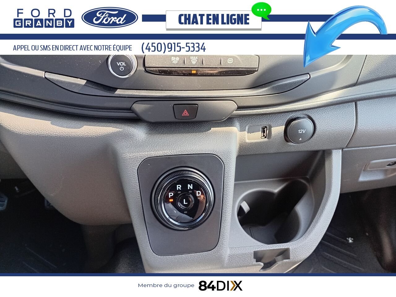 Ford E-TRANSIT FOURGONNETTE UTILITAIRE 2024 Blanc Granby - photo #15