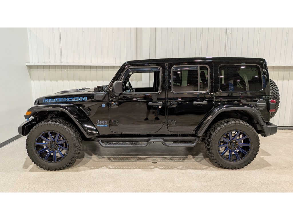 Jeep Wrangler 4xe Unlimited Rubicon 4x4 2022 Noir Val-David - photo #4