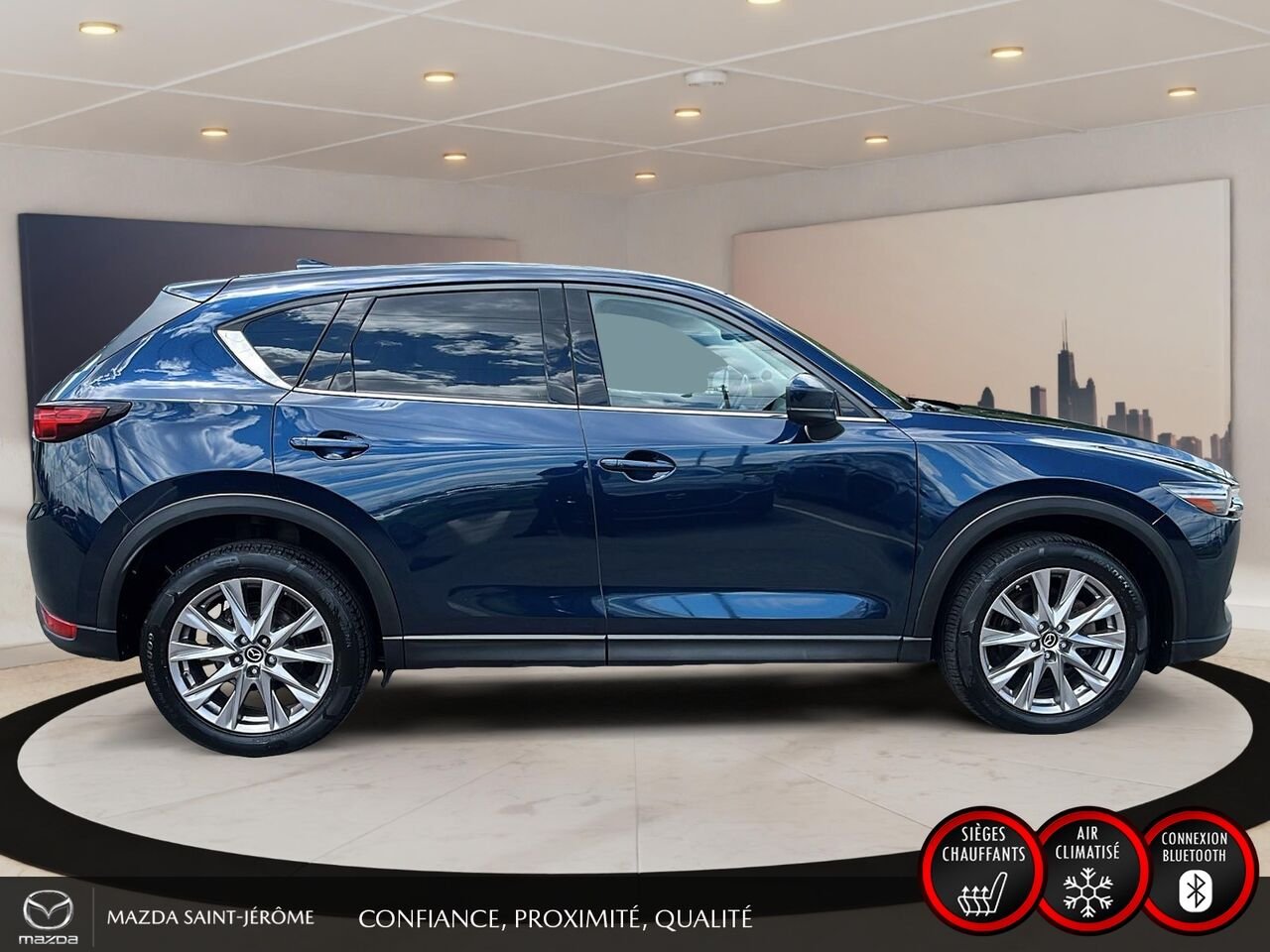 Mazda CX-5 2019 Bleu Saint-Jérôme - photo #4