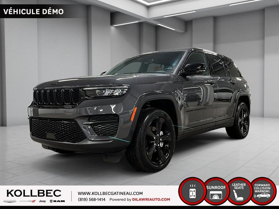2024 Jeep Grand Cherokee *** CLEAN CARFAX + BAS KILOMÉTRAGE *** Baltic Grey Metallic