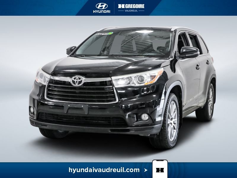 Toyota Highlander YW142 | XLE l AWD - CUIR - MAGS - TOIT - NAV - BLUETOOTH - 2016 Noir Laval - photo #4