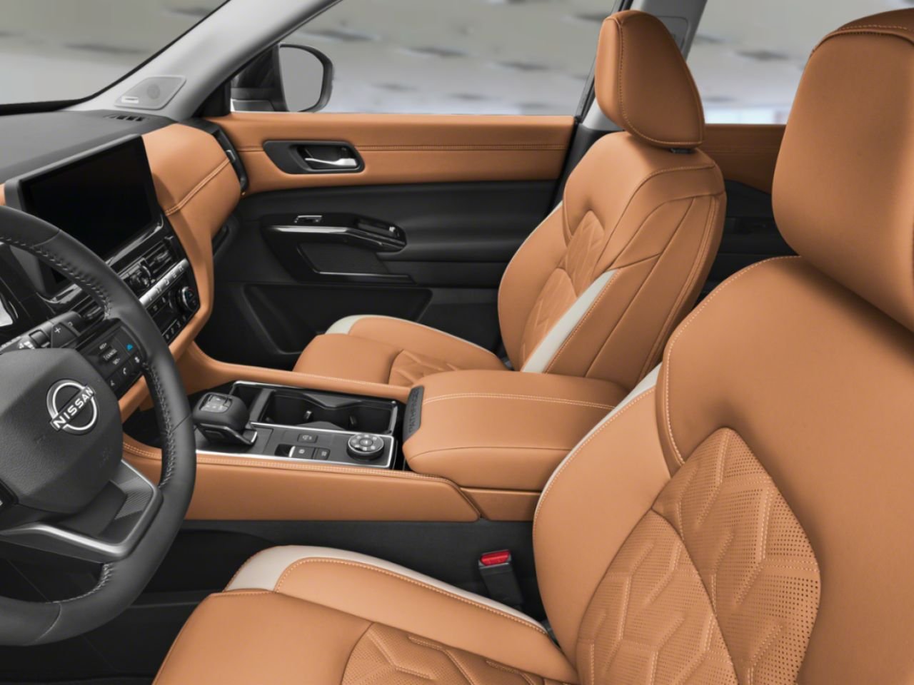 2026 NISSAN Pathfinder Everest While Pearl Tricoat/Super Black Matane - photo #7