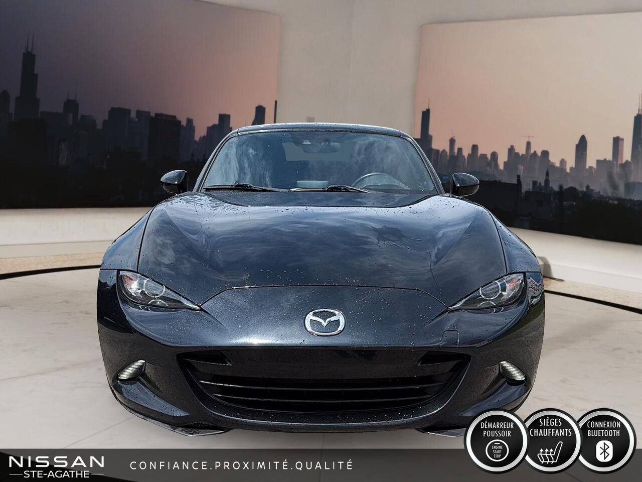 2022 Mazda MX-5 RF Black Sainte-Agathe-des-Monts - photo #1