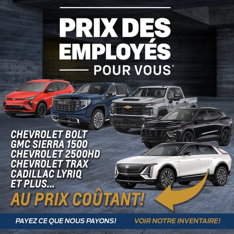 Thibault sherbrooke promo juillet PRIX EMPLOYES FR