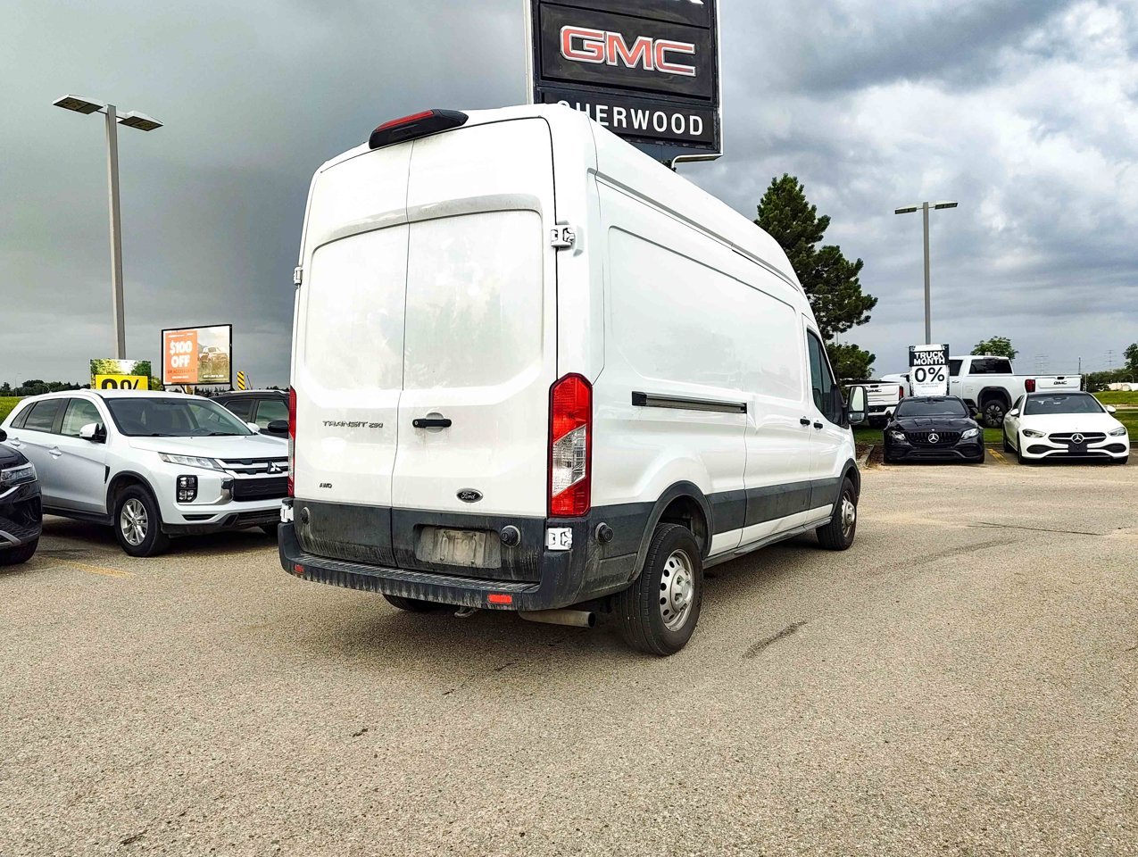 2025 Ford Transit Cargo Van T-250 148 Hi Rf 9070 GVWR AWD White Sherwood Park - photo #5