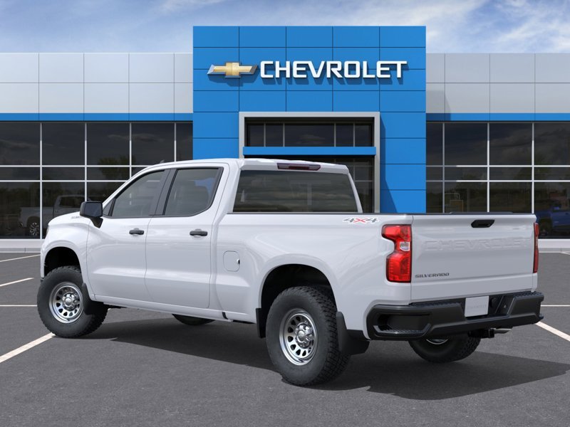 CHEVROLET Silverado 1500 K1500 SILVERADO CREW CAB WT STD/BOX (1WT) 2026 BLANC SOMMET Rivière-du-Loup - photo #2