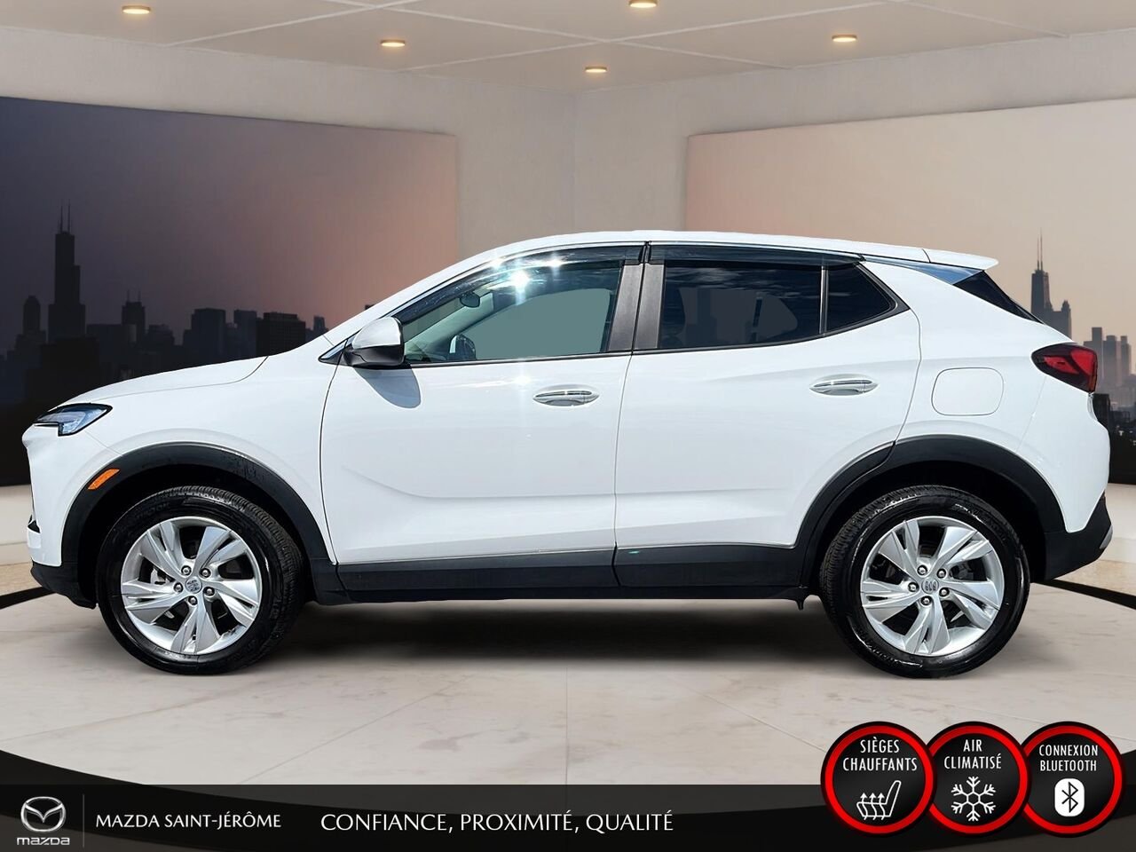 Buick Encore GX Privilégiée | AWD | CLEAN CARFAX | 2024 Blanc Saint-Jérôme - photo #9