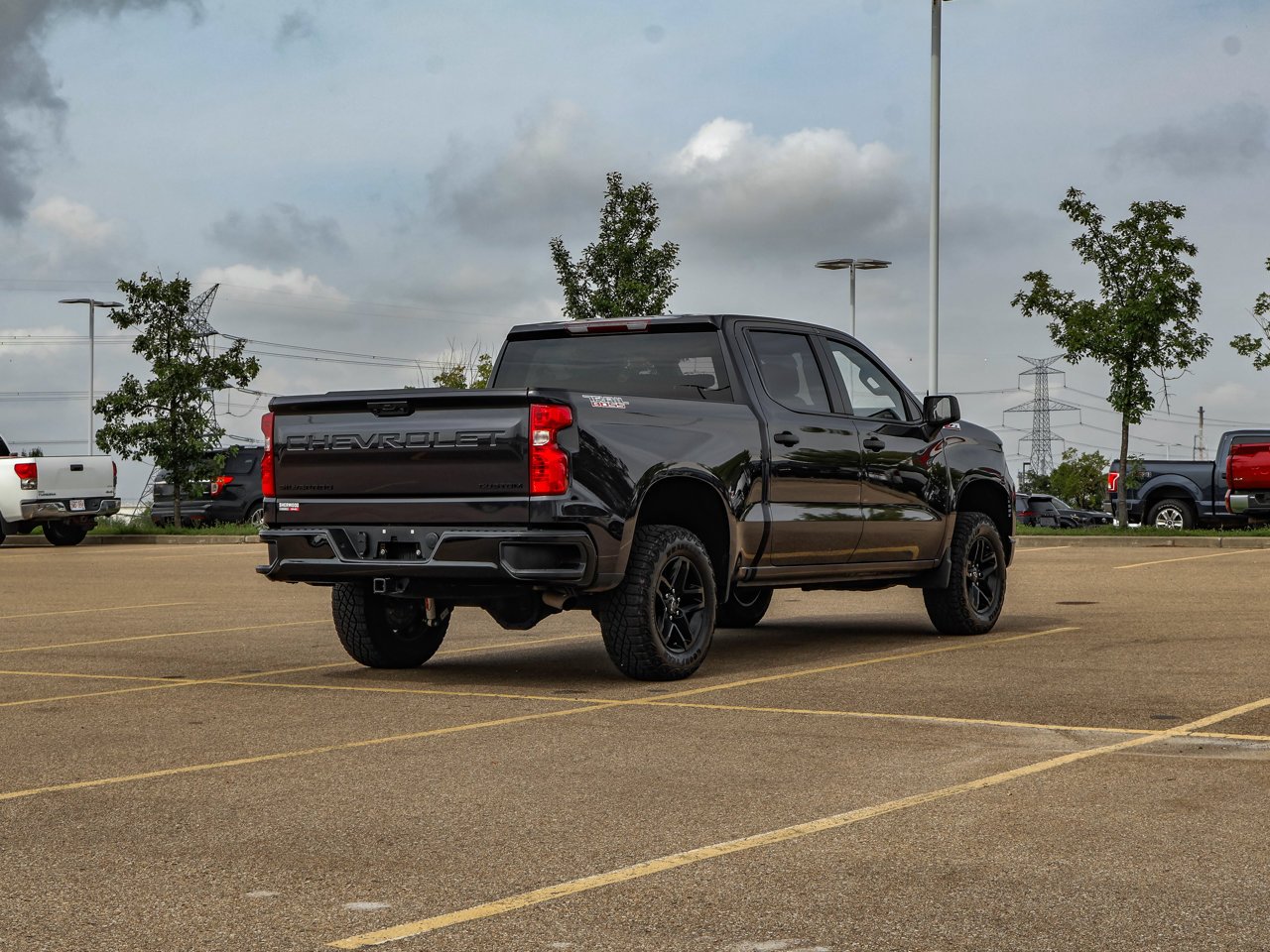 2024 Chevrolet Silverado 1500 4WD Crew Cab 147 Custom Trail Boss Grey Sherwood Park - photo #7