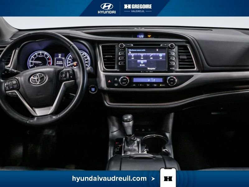 Toyota Highlander YW142 | XLE l AWD - CUIR - MAGS - TOIT - NAV - BLUETOOTH - 2016 Noir Laval - photo #25